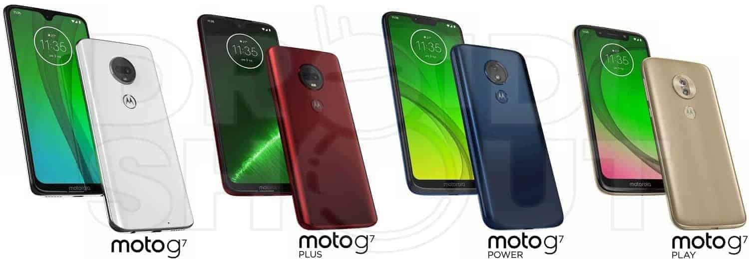 Exclusive: Moto G7, Plus, Power And Play Renders