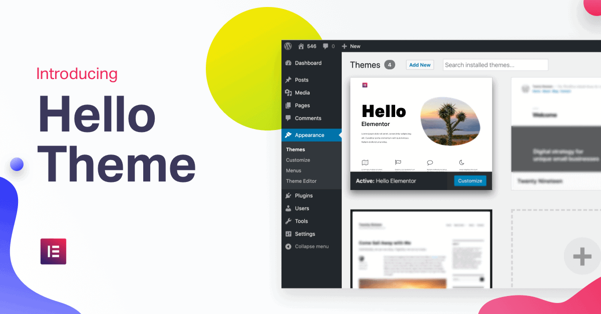 Hello Theme: The Fastest Wordpress Theme