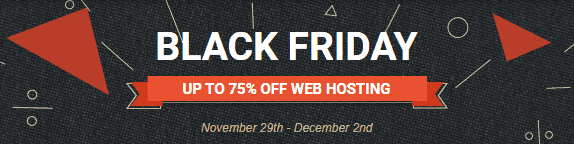 SiteGround black friday deals 2019 75% OFF