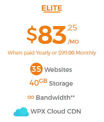 Wpx Hosting Elite Plan