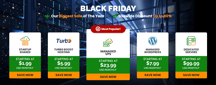 A2 Hosting Black Friday Sale