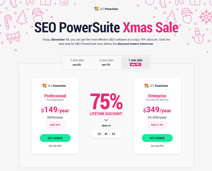 Seo Powersuite Xmas Sale 2022